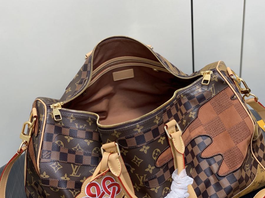 valise M26119 KEEPALL BANDOULIÈRE 50 Keepall Bandoulière 50 Monogram Db Monogram Reverse Damier — AAA Quality Replica — photo 9