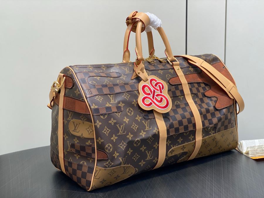 valise M26119 KEEPALL BANDOULIÈRE 50 Keepall Bandoulière 50 Monogram Db Monogram Reverse Damier — AAA Quality Replica — photo 2