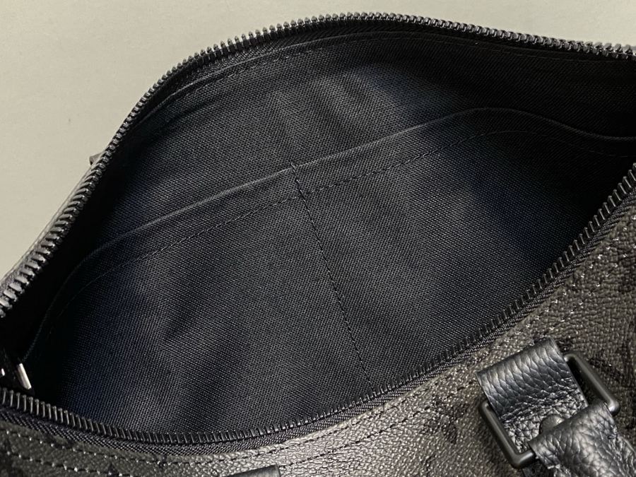 valise M28370 35cm speedy KEEPALL BANDOULIÈRE 35 Keepall Bandoulière 35 Monogram Midnight xl 21 — AAA Quality Replica — photo 9