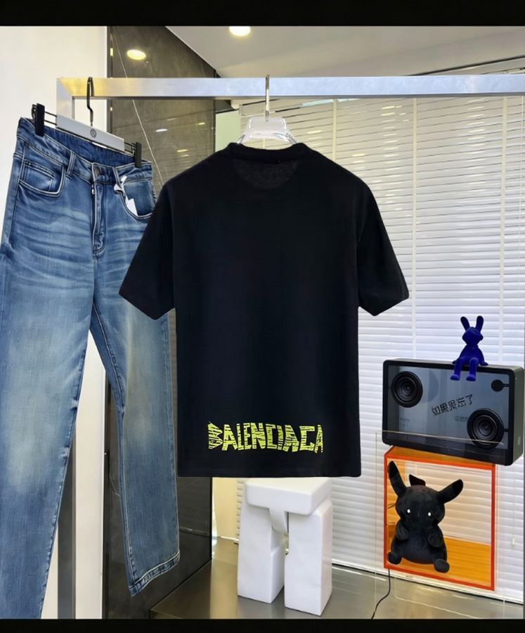 BALENCIAGA men Balenciaga 26 SS logo T 280g OS 48-56 173 143 48 — Premium Replica — photo 2