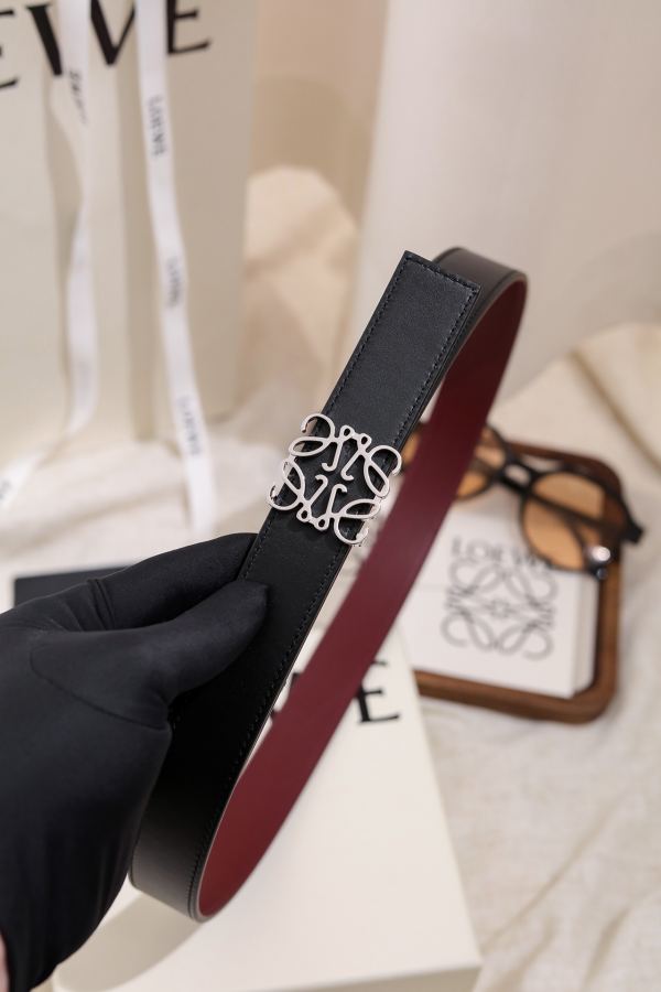 Loewe Belt Loewe 2.8 reversible belt, one can be used as two, fine brass hardware, durable, classic — 1:1 Replica For Sale — photo 8