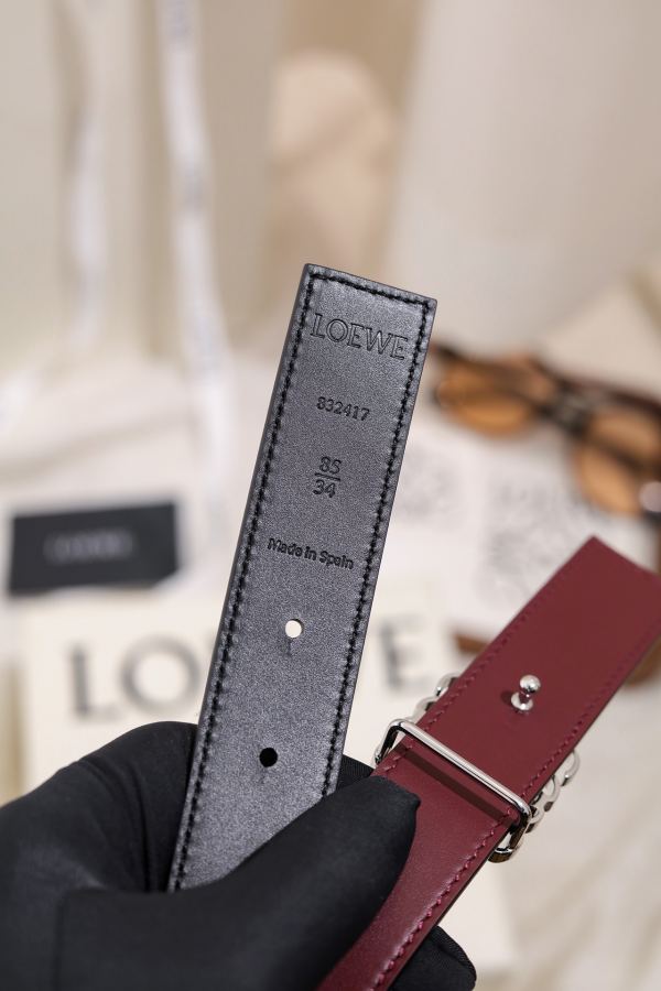 Loewe Belt Loewe 2.8 reversible belt, one can be used as two, fine brass hardware, durable, classic — 1:1 Replica For Sale — photo 6
