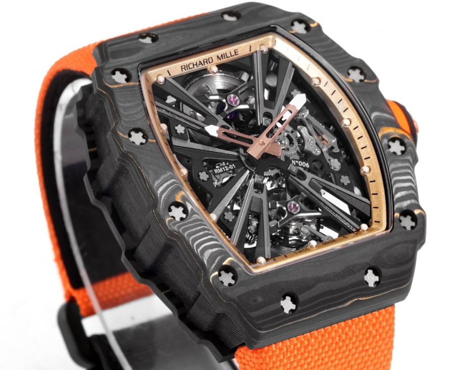 Richard Mille Watches RICHARDMILLE RM12-01 Gold Carbon TPT — AAA Quality Replica — photo 4