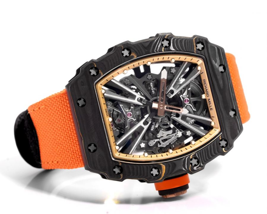 Richard Mille Watches RICHARDMILLE RM12-01 Gold Carbon TPT — AAA Quality Replica — photo 5