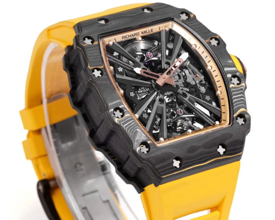 Richard Mille Watches RICHARDMILLE RM12-01 Gold Carbon TPT — Premium Replica — photo 3