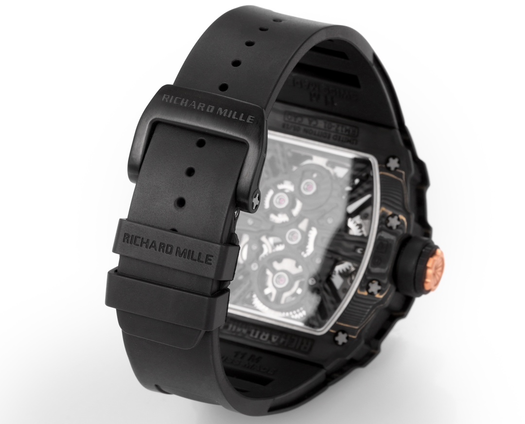Richard Mille Watches RICHARDMILLE RM12-01 Gold Carbon TPT — 1:1 Replica — photo 9