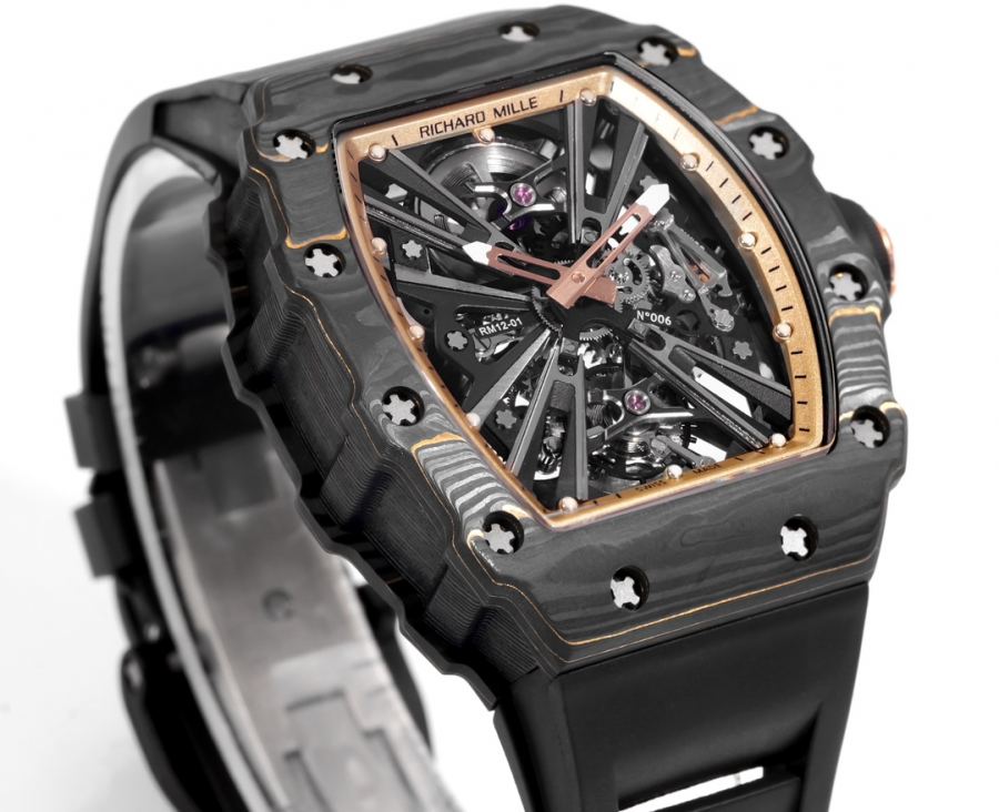 Richard Mille Watches RICHARDMILLE RM12-01 Gold Carbon TPT — 1:1 Replica — photo 3
