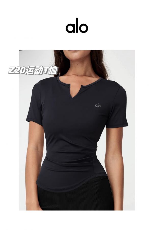 Alo T-shirt alo yoga 2025 Women's T — 1:1 Replica — photo 2