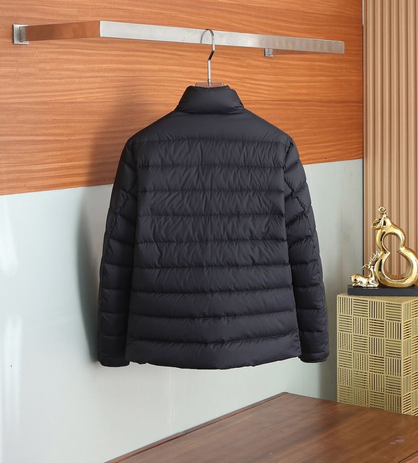 Prada down jacket, PRADA's autumn and winter down jacket, a classic style with a stand collar, light, — AAA Quality Replica — photo 2