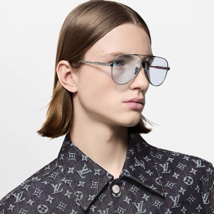 Gafas LV SS25 LV Ride 2545 Louis Vuitton Monogram LV — photo 4