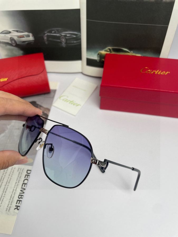 Cartier sunglasses Cartier Men's Women's logo 9832 — Premium Replica — photo 5