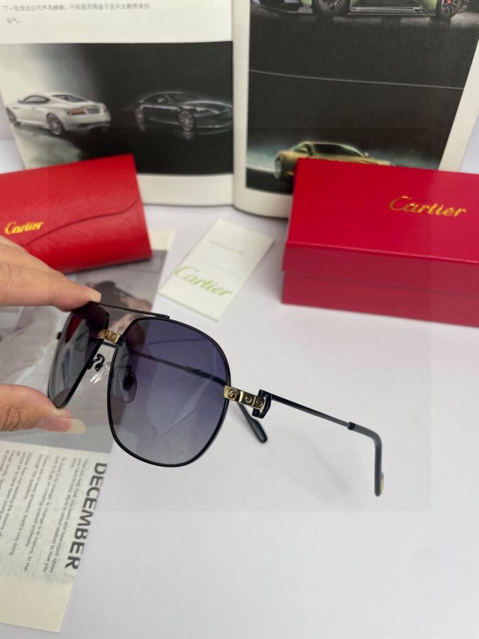 Cartier sunglasses Cartier Men's Women's logo 9832 — Premium Replica — photo 6