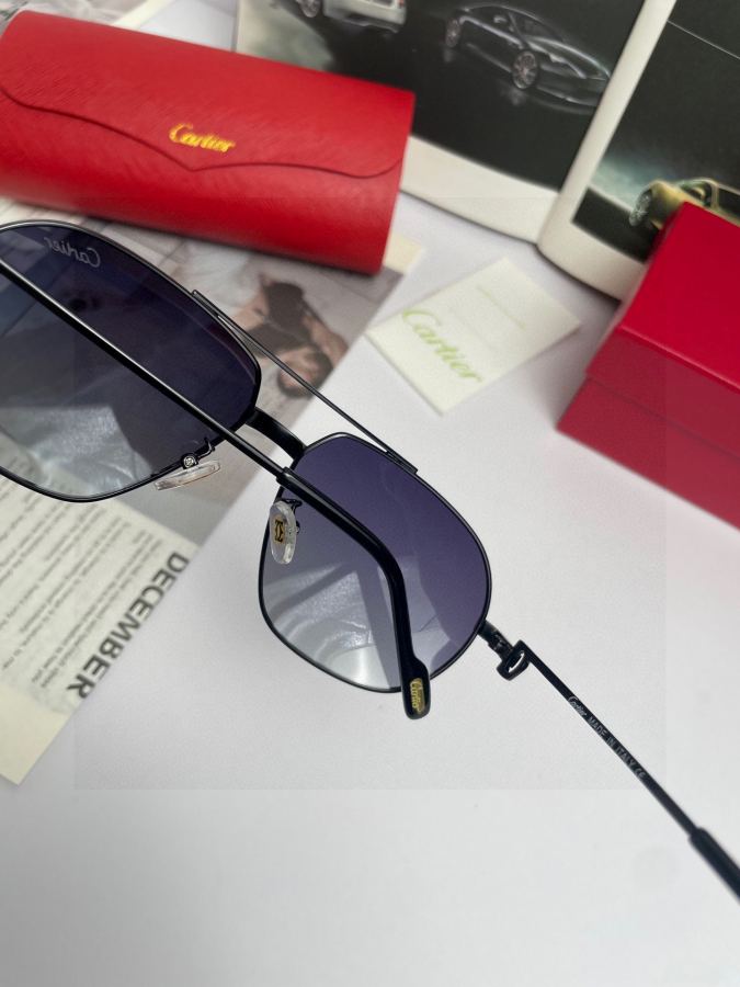 Cartier sunglasses Cartier Men's Women's logo 9832 — Premium Replica — photo 8