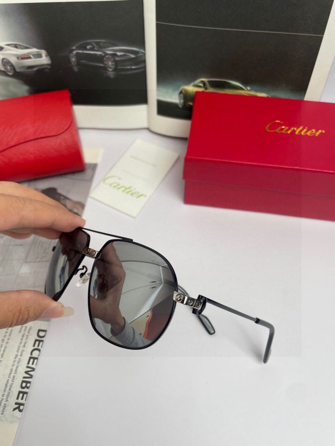 Cartier sunglasses Cartier Men's Women's logo 9832 — Premium Replica — photo 7
