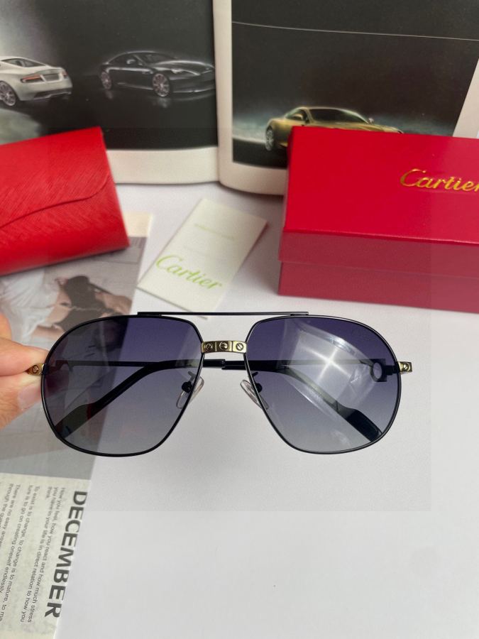 Cartier sunglasses Cartier Men's Women's logo 9832 — Premium Replica — photo 4