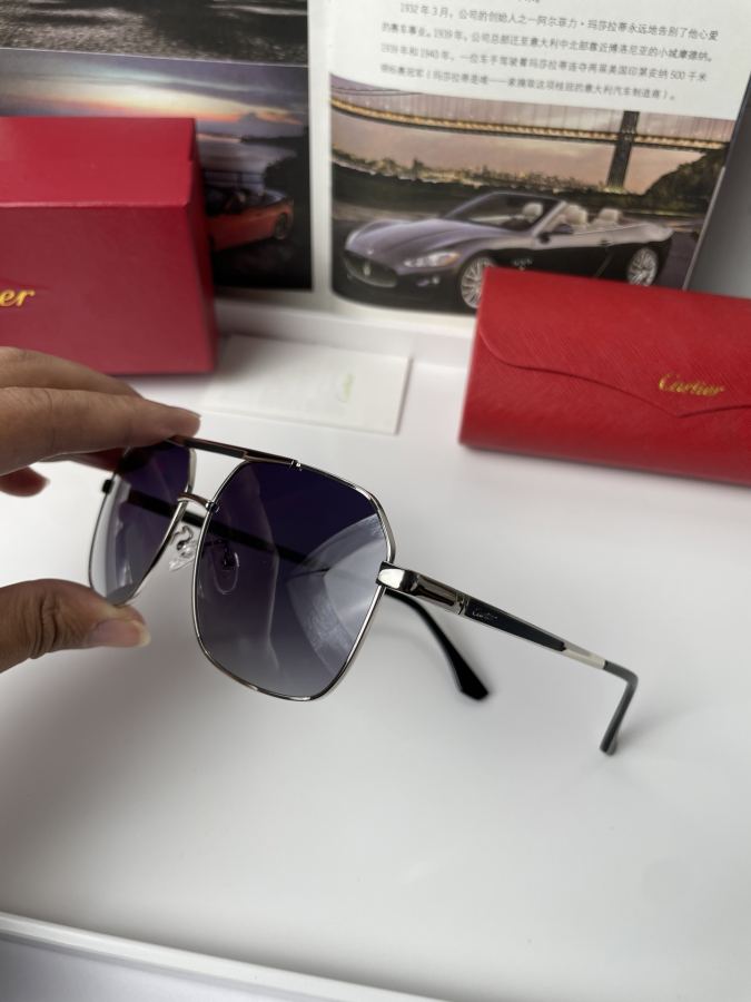Cartier sunglasses Cartier Men's Women's logo 8166 — AAA Quality Replica — photo 7