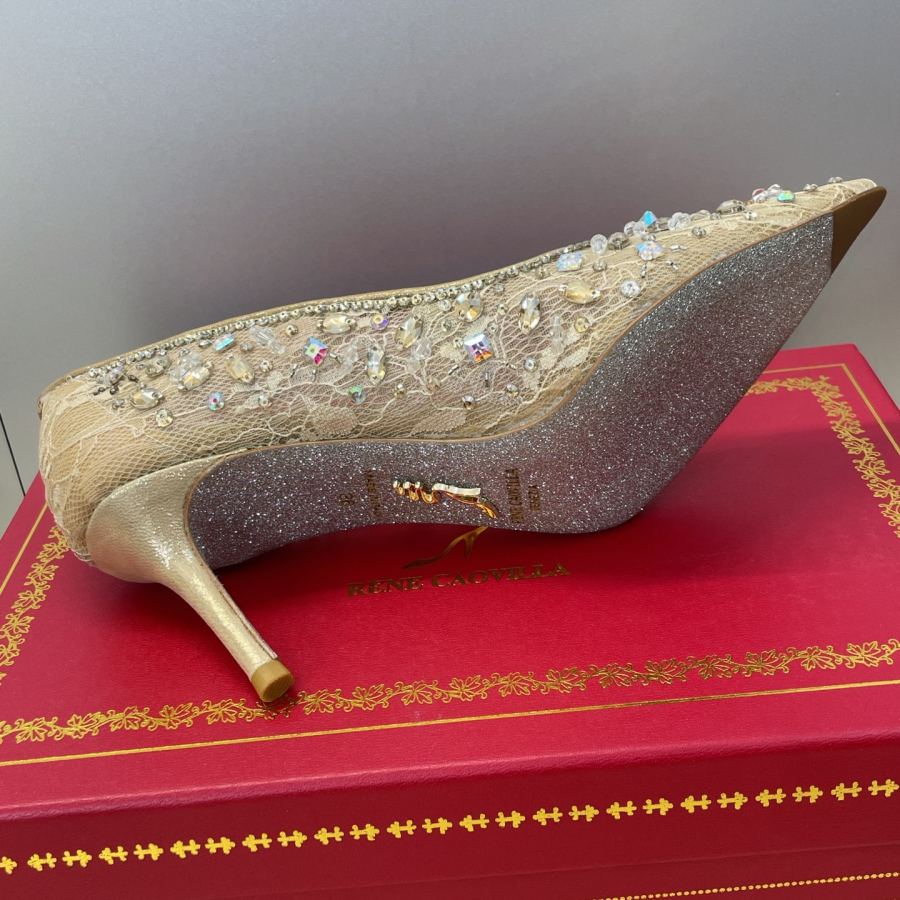 Rene Caovilla women's shoes Rene Caovilia RC logo — 1:1 Replica For Sale — photo 9