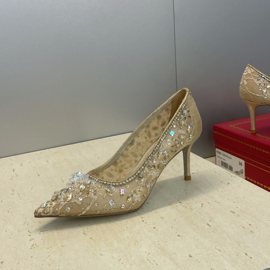Rene Caovilla women's shoes Rene Caovilia RC logo — 1:1 Replica For Sale — photo 6