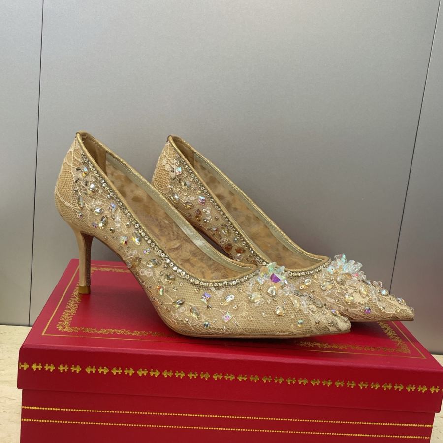 Rene Caovilla women's shoes Rene Caovilia RC logo — 1:1 Replica For Sale — photo 5