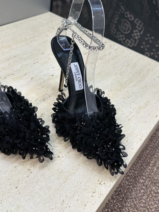 JIMMY women's shoes Jimmy Choo a825-7 JC logo — 1:1 Replica — photo 3