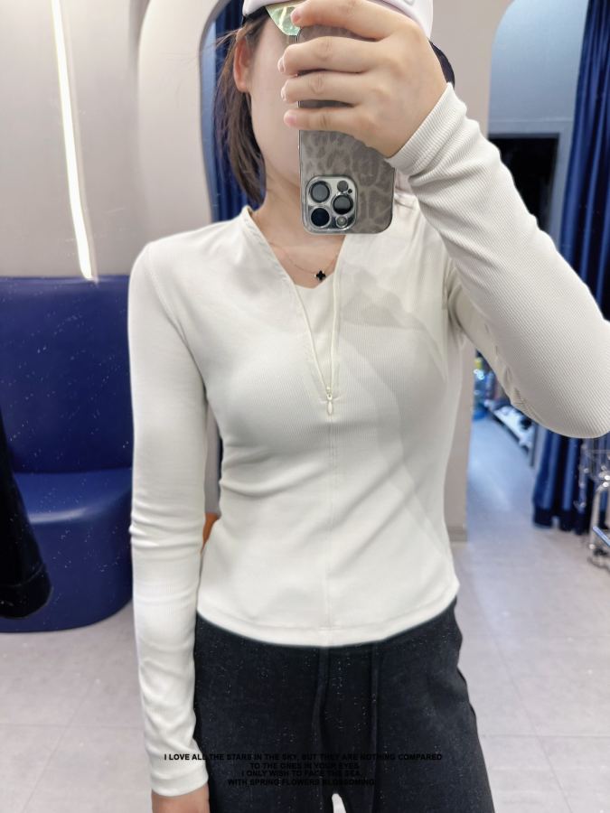 Alo Long sleeve Alo women's pit zipper shirt, slim fit, outdoor casual sports top — 1:1 Replica — photo 5