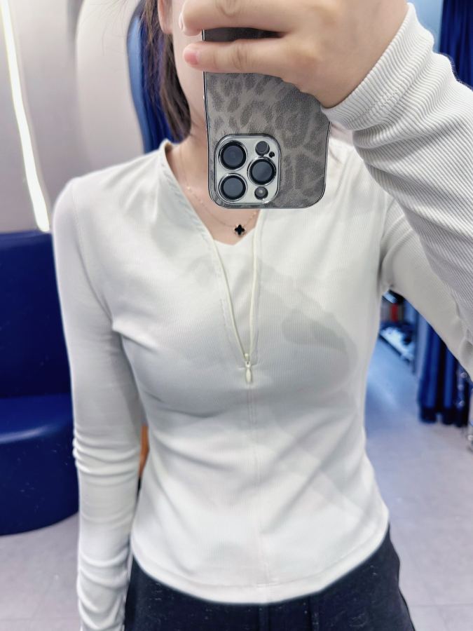 Alo Long sleeve Alo women's pit zipper shirt, slim fit, outdoor casual sports top — 1:1 Replica — photo 4