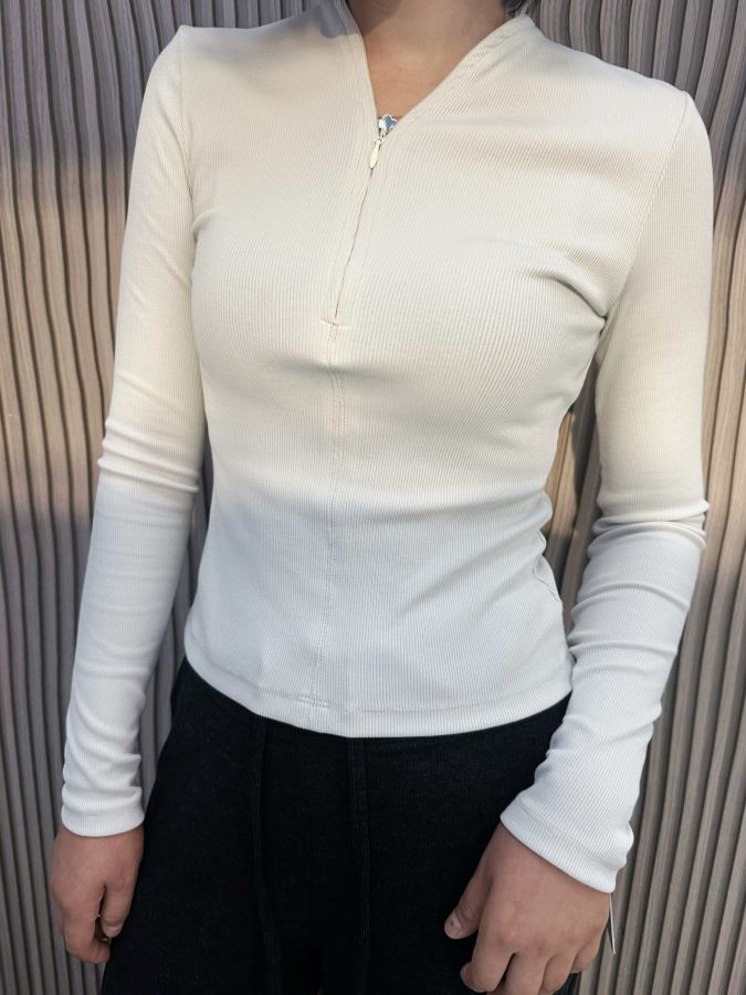 Alo Long sleeve Alo women's pit zipper shirt, slim fit, outdoor casual sports top — 1:1 Replica — photo 3