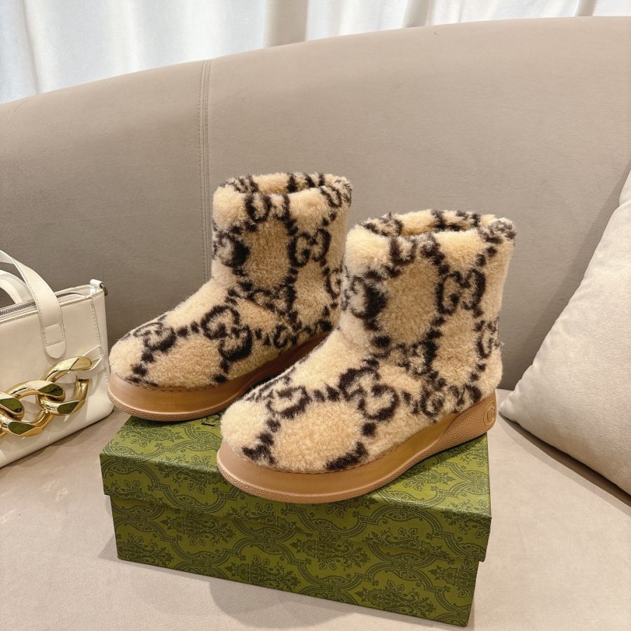 Maison margiela women's shoes Hot Style New Merino Wool Women’s Boots Snow Boots — 1:1 Replica