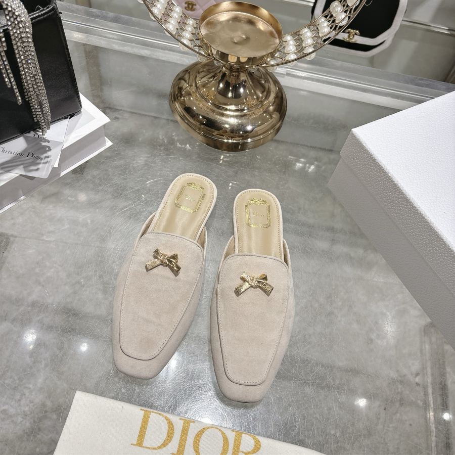 Dior women's shoes New Dior D-Baby Bow CD — AAA Quality Replica