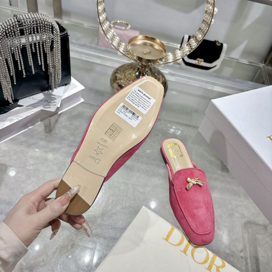Dior women's shoes New Dior D-Baby Bow CD — 1:1 Replica For Sale — photo 9