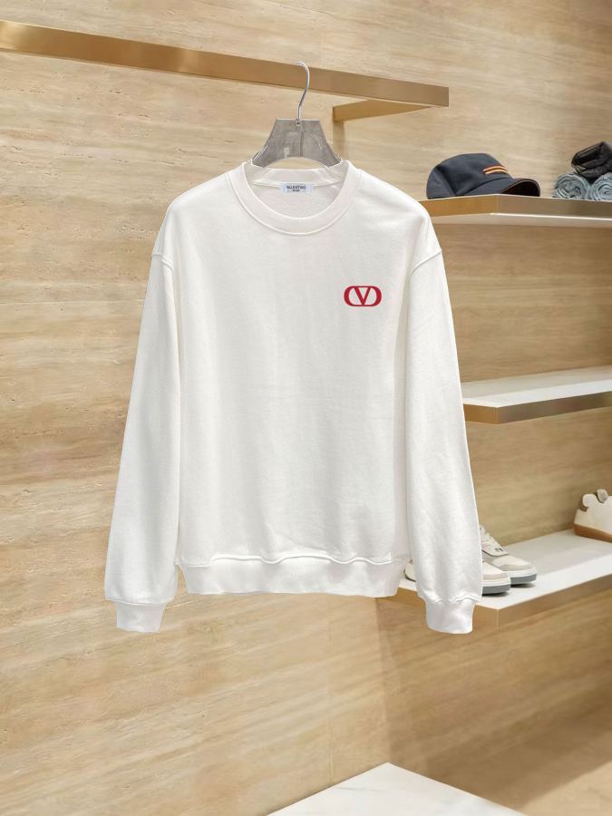 Valentino men New letter printing double-layer heavy-duty letter pattern T-shirts or sweatshirts, — 1:1 Replica For Sale