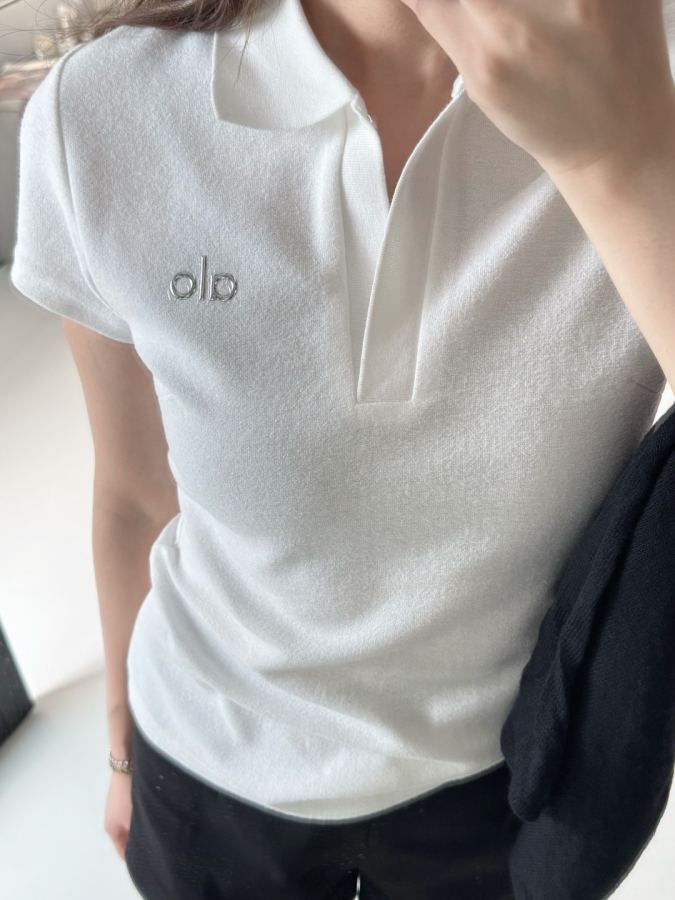 Alo T-shirt Aloyoga Women's polo t — 1:1 Replica — photo 2