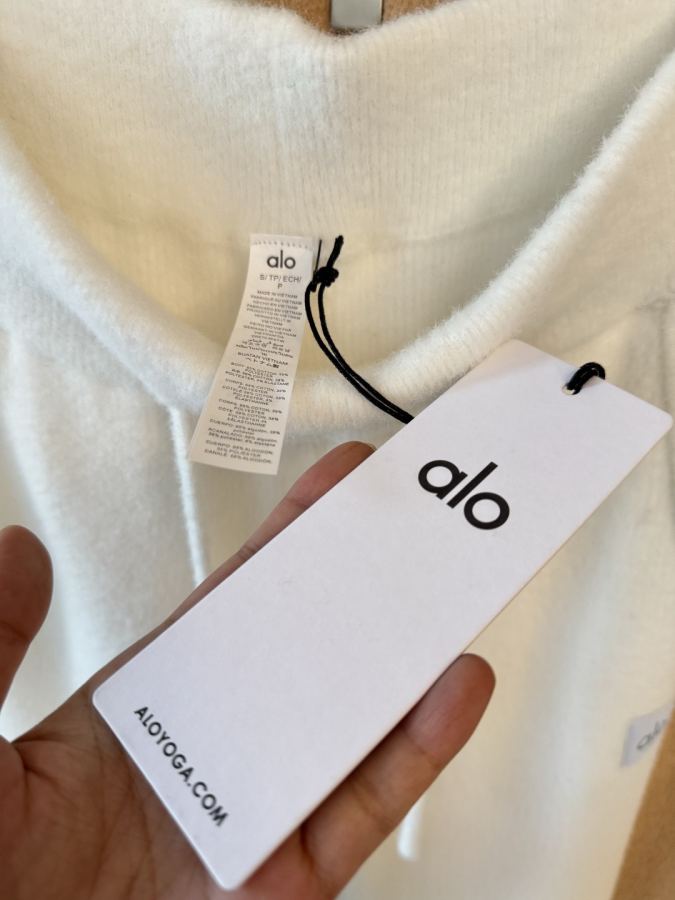 Alo Leggings alo | pantaloni drappeggiati in peluche — photo 7