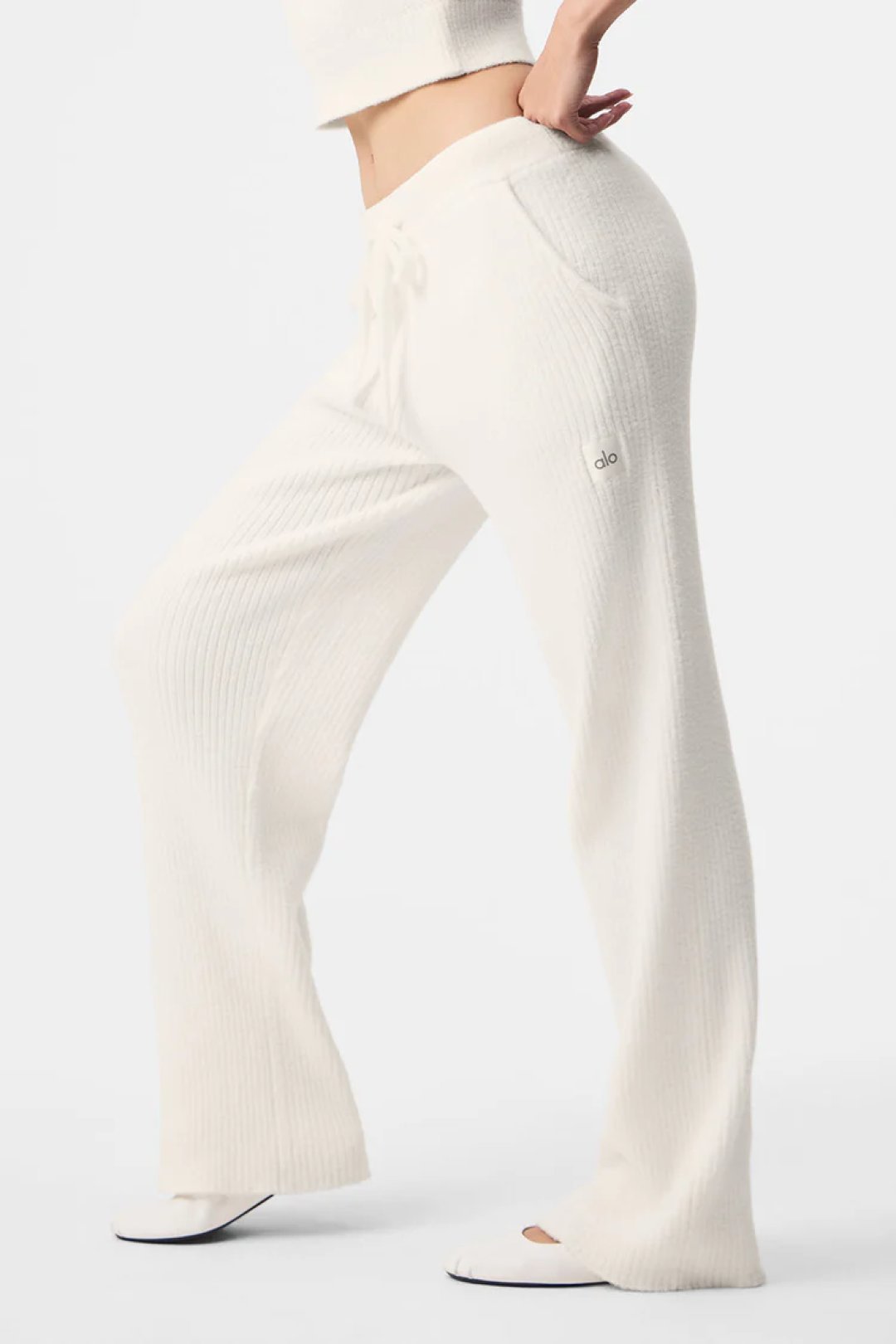 Alo Leggings alo | Plüschhose mit Drapierung — photo 5