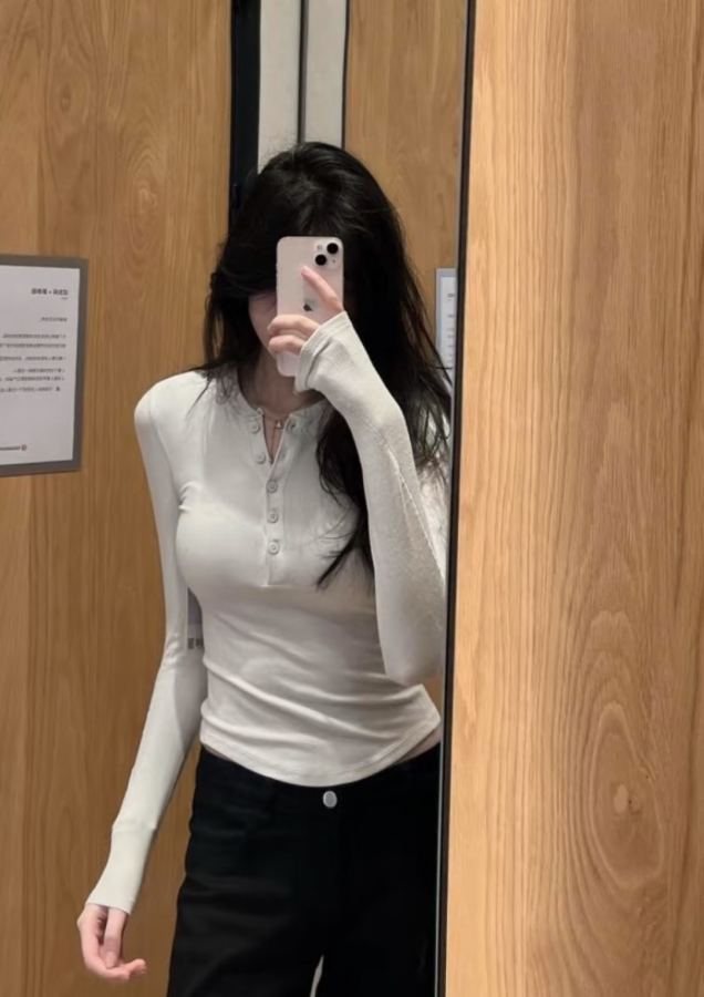 Lulu Long sleeve The new color dove gray is so pretty! — 1:1 Replica For Sale — photo 3