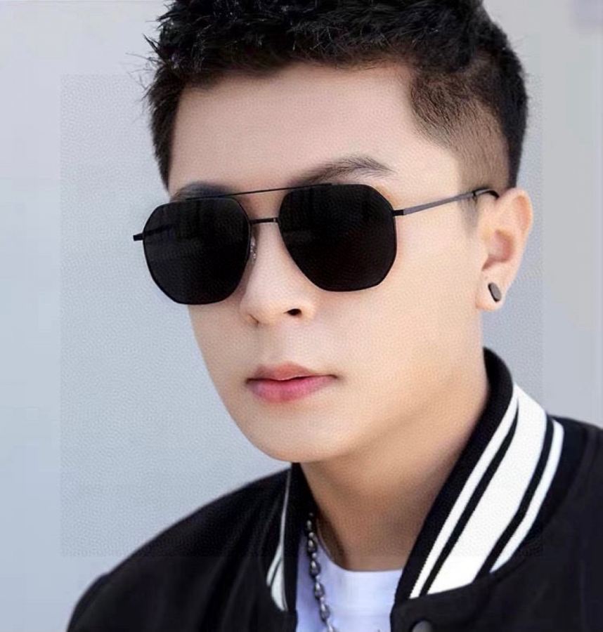 LV glasses LV men's colorful aviator polarized sunglasses Material: HD nylon thickened card slot — 1:1 Replica For Sale — photo 2