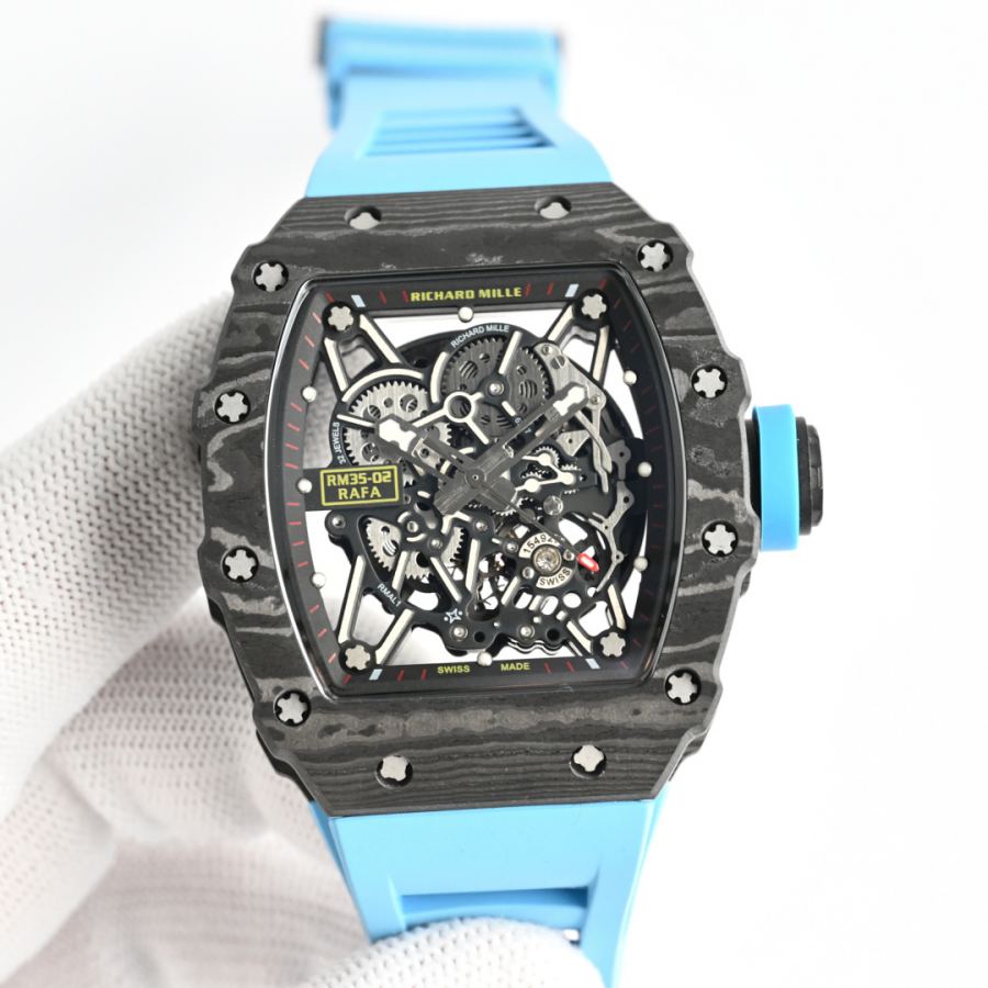 Richard Mille Watches Integrated movement, white sapphire shock absorber] — Premium Replica — photo 2