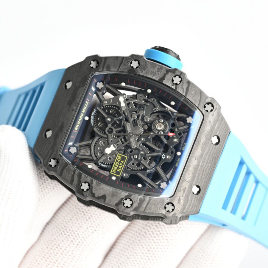 Richard Mille Watches Integrated movement, white sapphire shock absorber] — Premium Replica — photo 4