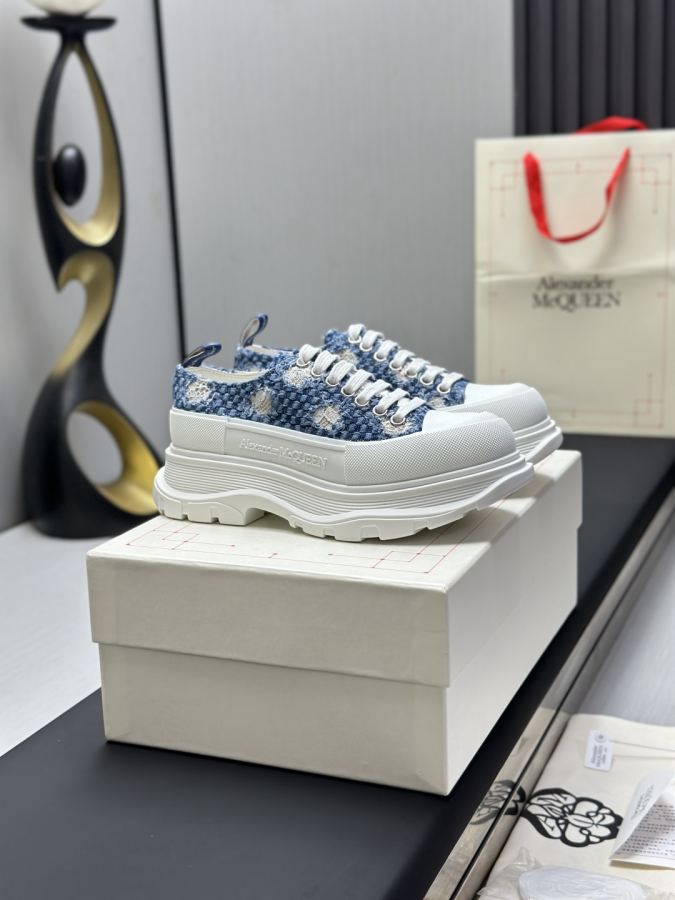 Alexander Mc Queen Women's Shoes Factory ¥ ( Top version produced in Dongguan ) (Black khaki tail) — 1:1 Replica — photo 2