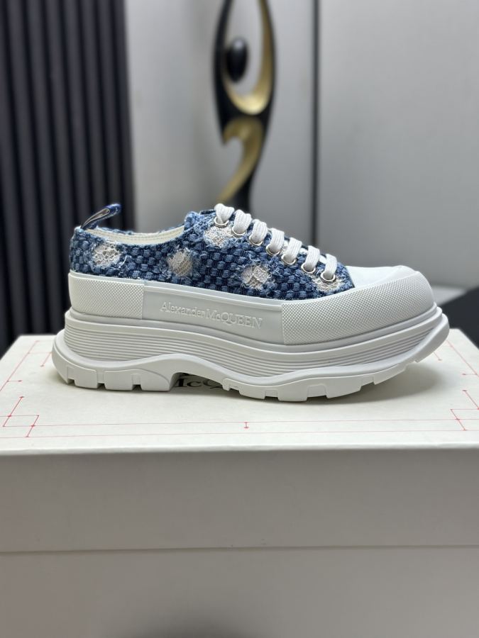 Alexander Mc Queen Women's Shoes Factory ¥ ( Top version produced in Dongguan ) (Black khaki tail) — 1:1 Replica — photo 9