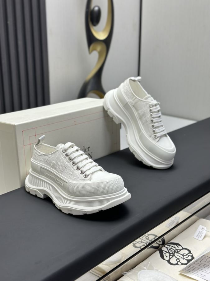 Alexander Mc Queen Women's Shoes Factory ¥ ( Top version produced in Dongguan ) (Black khaki tail) — AAA Quality Replica — photo 3