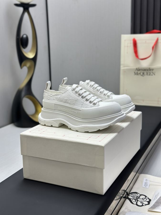 Alexander Mc Queen Women's Shoes Factory ¥ ( Top version produced in Dongguan ) (Black khaki tail) — AAA Quality Replica — photo 2
