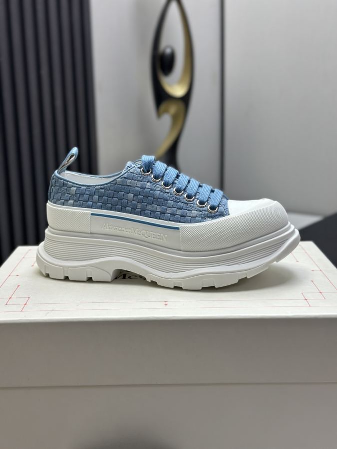 Alexander Mc Queen Women's Shoes Factory ¥ ( Top version produced in Dongguan ) (Black khaki tail) — 1:1 Replica — photo 9
