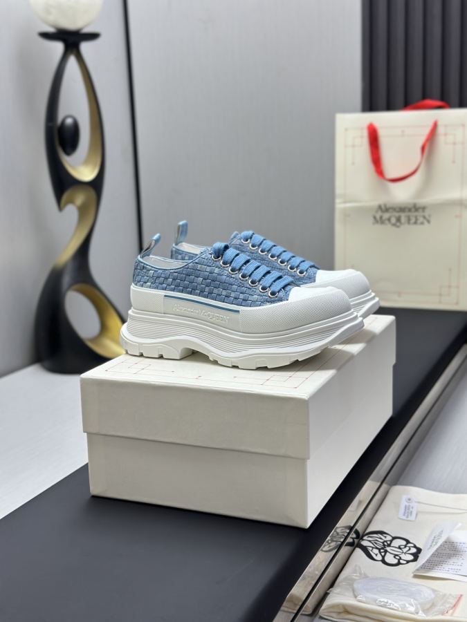 Alexander Mc Queen Women's Shoes Factory ¥ ( Top version produced in Dongguan ) (Black khaki tail) — 1:1 Replica — photo 2