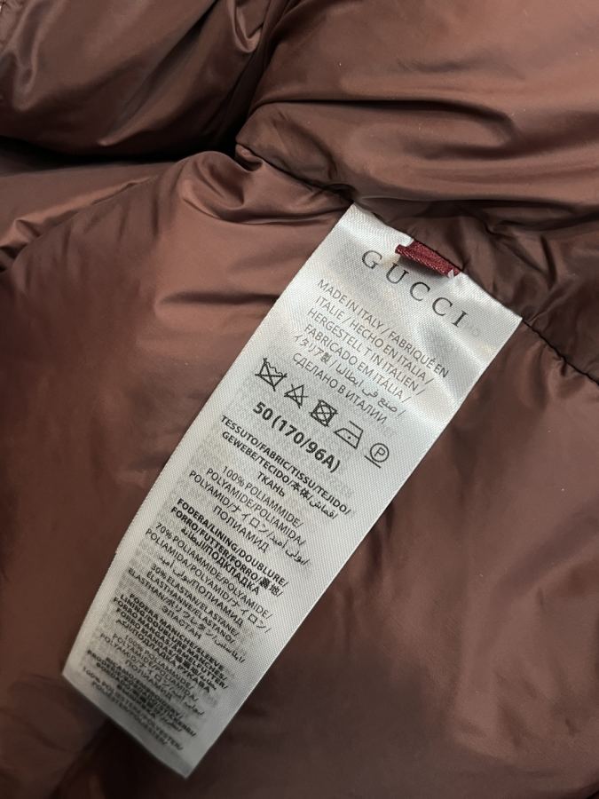 Gucci down jacket H Gucci 2025 New LOGO 90# — AAA Quality Replica — photo 11