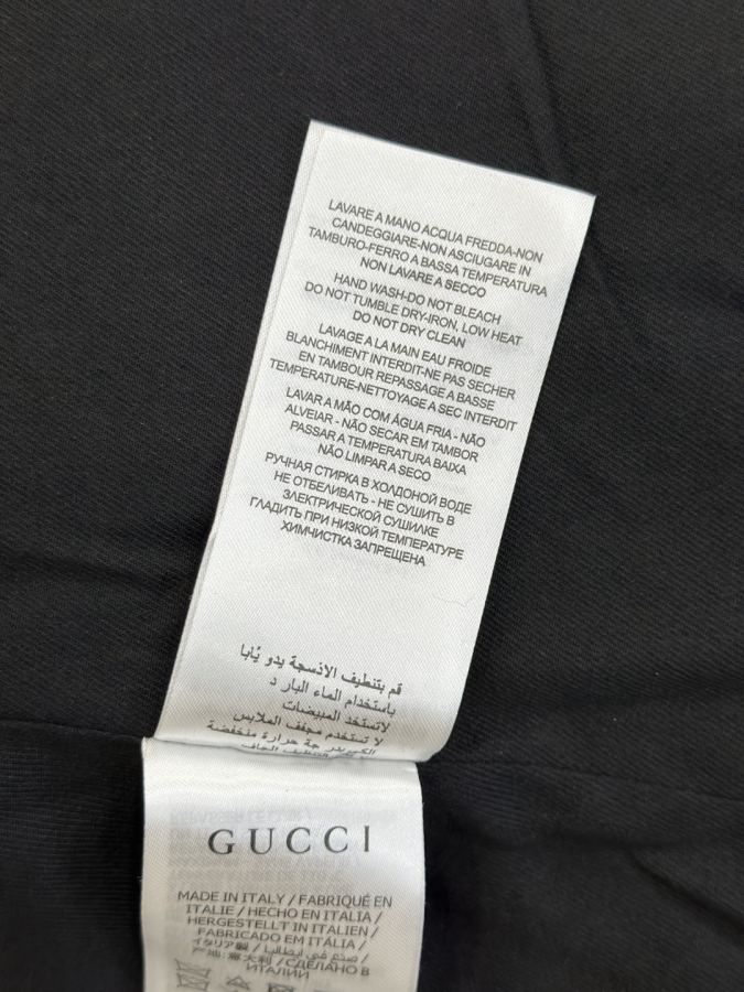 Gucci men GUCCI red and green webbing genuine leather motorcycle jacket — AAA Quality Replica — photo 12