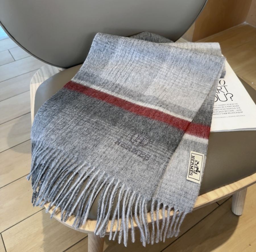 Sciarpa Hermes 2025 Hermes H 】 H logo 30x 180cm — photo 9