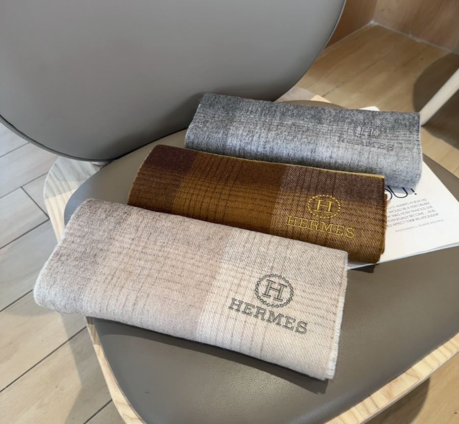 Sciarpa Hermes 2025 Hermes H 】 H logo 30x 180cm — photo 4