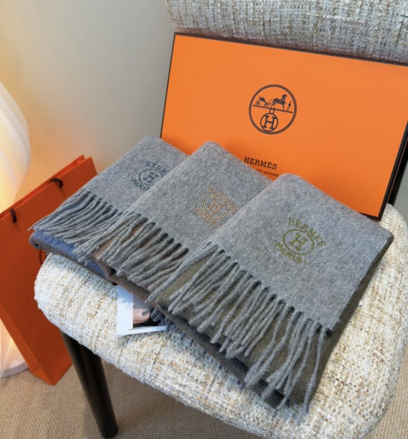 Bufanda Hermes 】 H logo 35x 190cm — photo 2