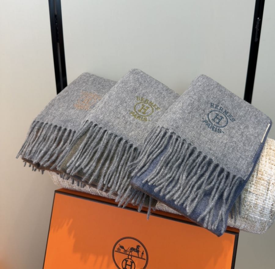 Bufanda Hermes 】 H logo 35x 190cm — photo 3